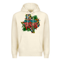 Sandshell western desert christmas texas map Premium Hoodie - Jasminsmagicworld