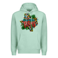 Seafoam western desert christmas texas map Premium Hoodie - Jasminsmagicworld
