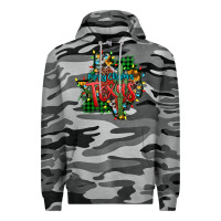 Slate Camo western desert christmas texas map Premium Hoodie - Jasminsmagicworld