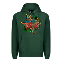 Sports Green western desert christmas texas map Premium Hoodie - Jasminsmagicworld
