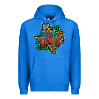 True Royal western desert christmas texas map Premium Hoodie - Jasminsmagicworld