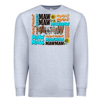 Heather Grey maw maw Premium Sweatshirt - AdoDesignShop