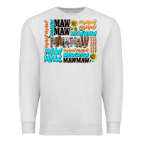 Oatmeal Heather maw maw Premium Sweatshirt - AdoDesignShop