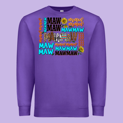 Maw Maw Premium Sweatshirt Designed By Adodesignshop