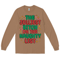 Toasted Coconut the jolliest bitch on the naughty list Long Sleeve Tee - MaliasSmallBusiness