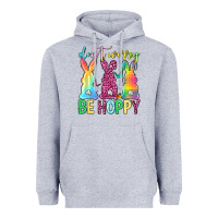 Heather Grey Don't worry be hoppy Easter Day Heavyweight Hoodie - Neo Western
