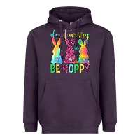 Plum Don't worry be hoppy Easter Day Heavyweight Hoodie - Neo Western