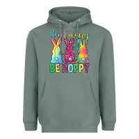 Don't Worry Be Hoppy Easter Day Heavyweight Hoodie | Teevron