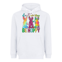 White Don't worry be hoppy Easter Day Heavyweight Hoodie - Neo Western