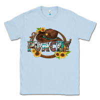 Dusty Blue punchy Classic Tee - Zillion Design Studio