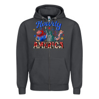 Smoke howdy america western Zipper Hoodie - texasbilliewilder