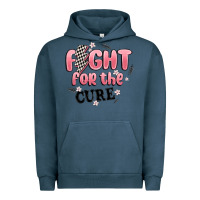 Pigment Midnight Navy fight for the cure Urban Hoodie - MaliasSmallBusiness