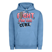 Pigment Pebble Blue fight for the cure Urban Hoodie - MaliasSmallBusiness