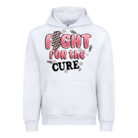 White fight for the cure Urban Hoodie - MaliasSmallBusiness
