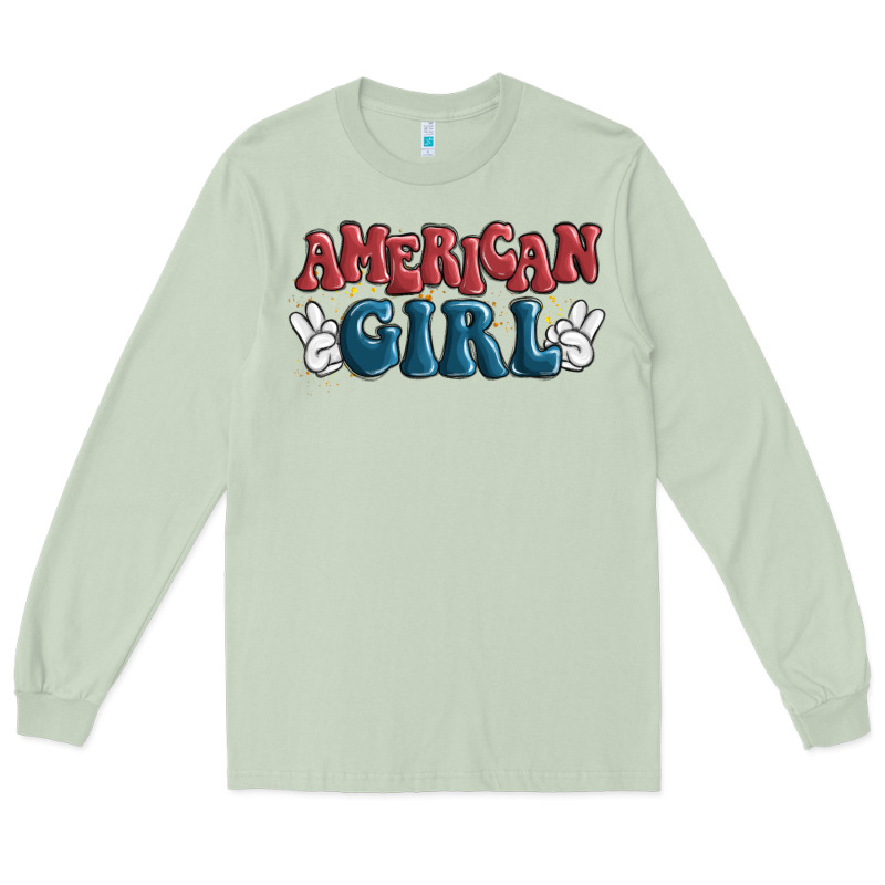 American Girl Long Sleeve Tee by MaliasSmallBusiness | Teevron
