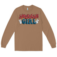 Toasted Coconut american girl Long Sleeve Tee - MaliasSmallBusiness