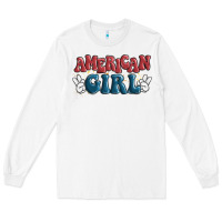 White american girl Long Sleeve Tee - MaliasSmallBusiness