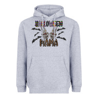 Heather Grey halloween mama Heavyweight Hoodie - CowhideDigitalArt