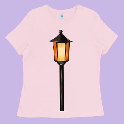 Street Lamp Ladies Tee Designed By Barkaloodesign