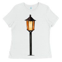 White street lamp Ladies Tee - BarkalooDesign