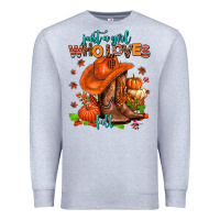 Heather Grey jusr a girl who loves fall  cowgirl Premium Sweatshirt - AdoDesignShop