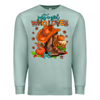 Seafoam jusr a girl who loves fall  cowgirl Premium Sweatshirt - AdoDesignShop