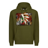 Army Green indian headdress christmas Premium Hoodie - Jasminsmagicworld