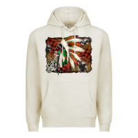 Oatmeal Heather indian headdress christmas Premium Hoodie - Jasminsmagicworld