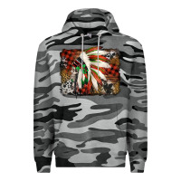 Slate Camo indian headdress christmas Premium Hoodie - Jasminsmagicworld