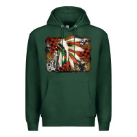 Sports Green indian headdress christmas Premium Hoodie - Jasminsmagicworld