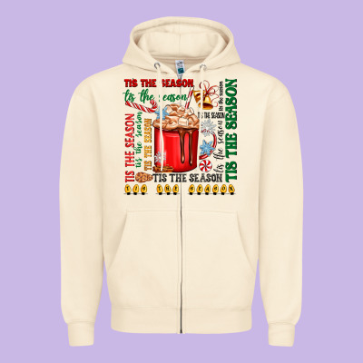 Zipper Hoodie tis the season