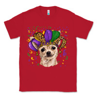 Red mardi gras hat chihuahua Classic Tee - RanaPortraitStore