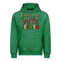 Emerald celebrate juneteenth Urban Hoodie - MaliasSmallBusiness