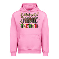 Fuchsia Pink celebrate juneteenth Urban Hoodie - MaliasSmallBusiness