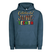 Pigment Midnight Navy celebrate juneteenth Urban Hoodie - MaliasSmallBusiness
