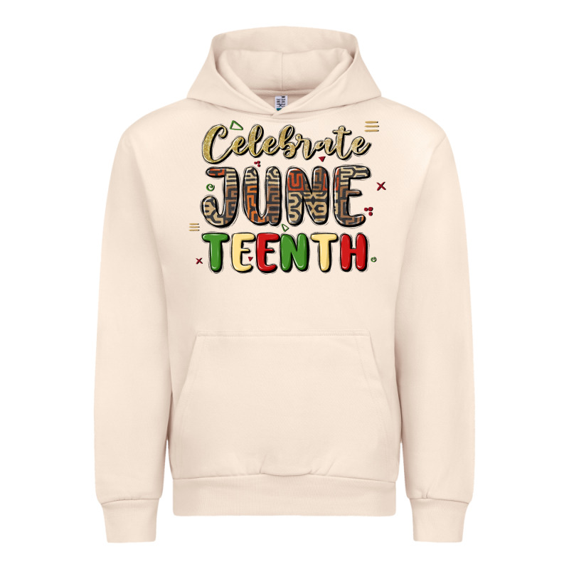 Celebrate Juneteenth Urban Hoodie by MaliasSmallBusiness | Teevron