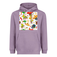 Lavender mexico seamless pattern Heavyweight Hoodie - FaDigitalArtStudio