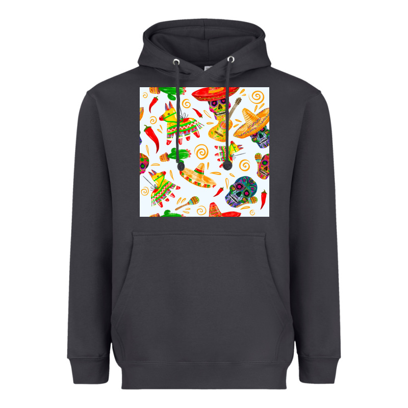 Mexico Seamless Pattern Heavyweight Hoodie by FaDigitalArtStudio | Teevron