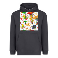 Smoke mexico seamless pattern Heavyweight Hoodie - FaDigitalArtStudio