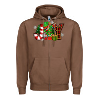 Chestnut christmas joy elf Zipper Hoodie - Zillion Design Studio