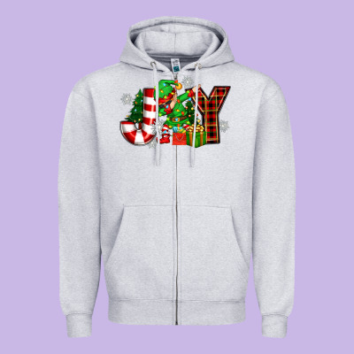 Zipper Hoodie christmas joy elf