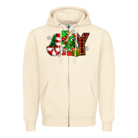 Sandshell christmas joy elf Zipper Hoodie - Zillion Design Studio