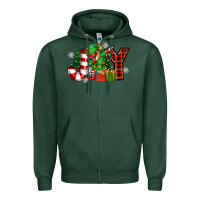 Sports Green christmas joy elf Zipper Hoodie - Zillion Design Studio