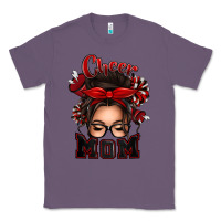Lavender cheer mom messy bun Classic Tee - texasbilliewilder