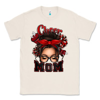 Natural cheer mom messy bun Classic Tee - texasbilliewilder