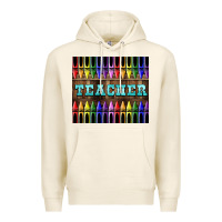Tofu Teacher Crayons Premium Hoodie - LillyAllenDesigns