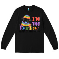 Black i'm the rainbow sheep of the family Long Sleeve Tee - MaliasSmallBusiness