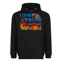 Black loud and proud basketball mom Heavyweight Hoodie - HRA Design Shop