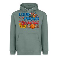 Sage loud and proud basketball mom Heavyweight Hoodie - HRA Design Shop