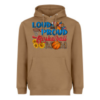 Loud And Proud Basketball Mom Heavyweight Hoodie | Teevron